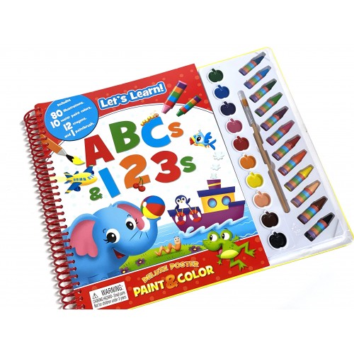 Deluxe Poster Paint And Colour Preschool ABC / 123